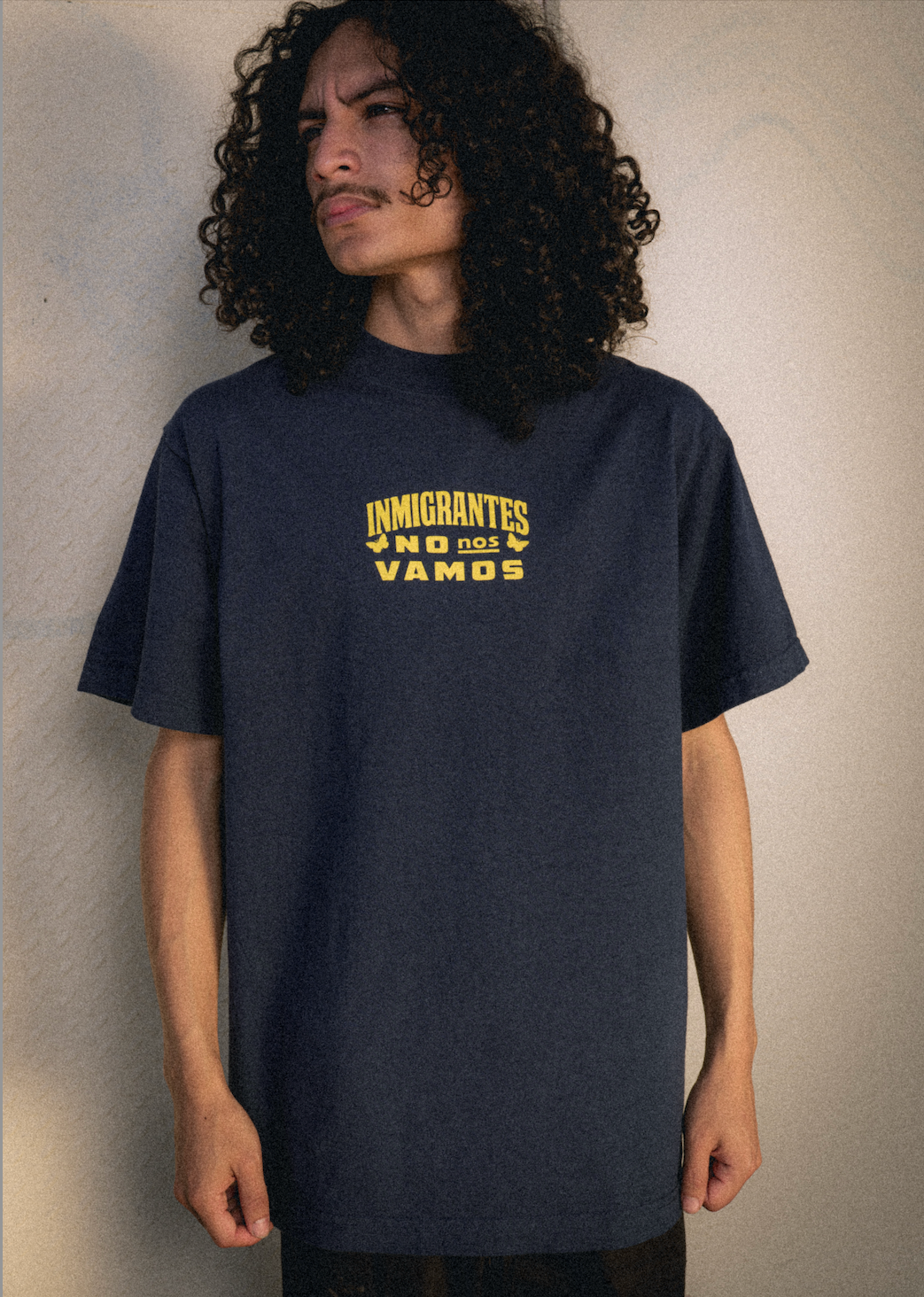No Nos Vamos Navy Tee