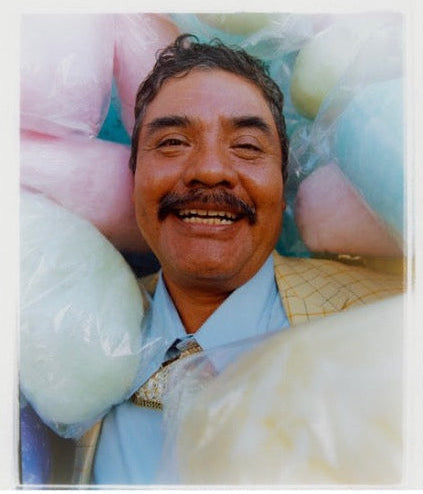 manos benditas fundraiser cotton candy vendor portrait